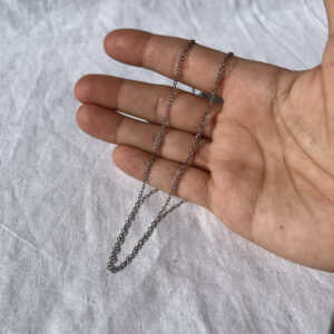 cadena acero inoxidable eslabones finos