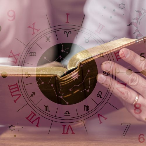 numerology-collage-concept